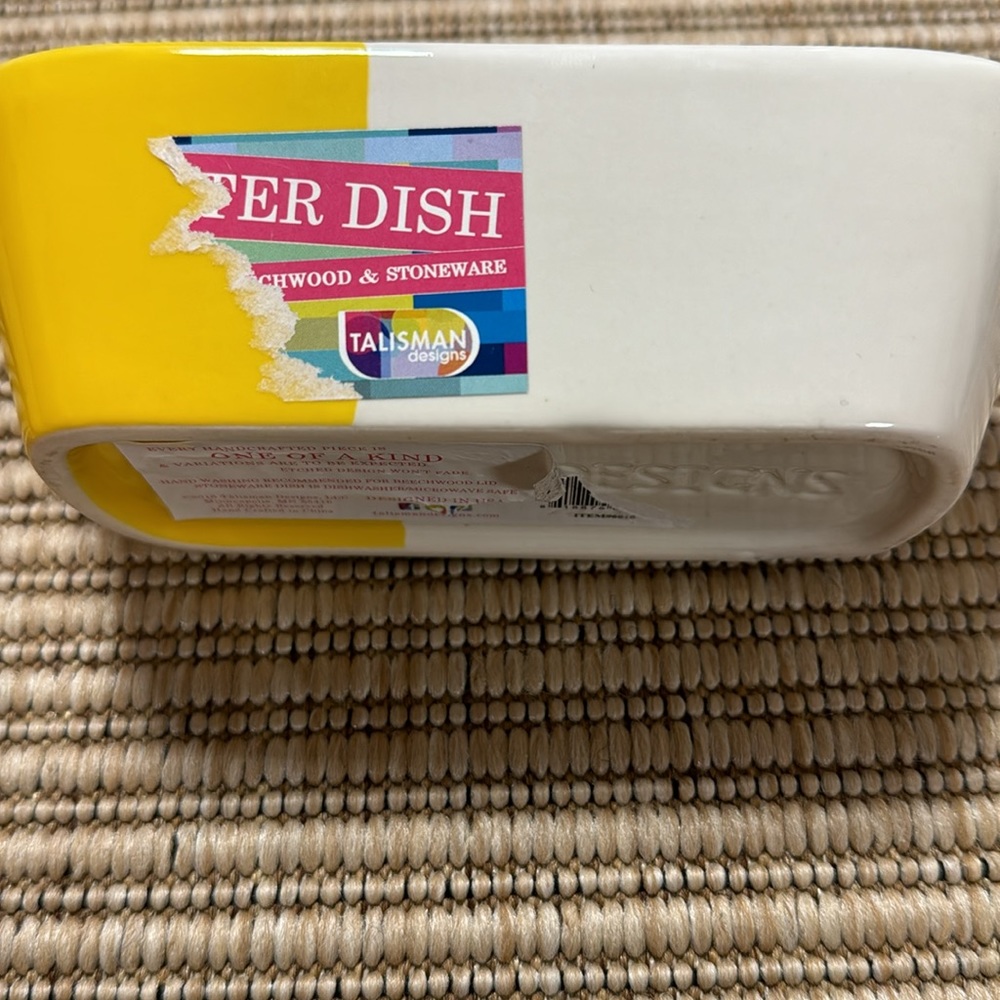 Talisman Designs Butter Dish “Butter Me Up “ - Picture 12 of 13